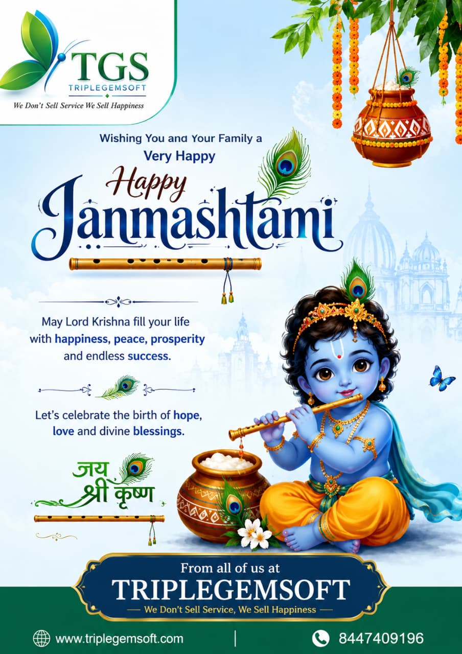 Janmashtami Celebrating the Divine Birth of Lord Krishna with Faith, Love & Joy